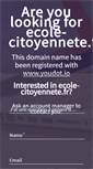 Mobile Screenshot of ecole-citoyennete.fr